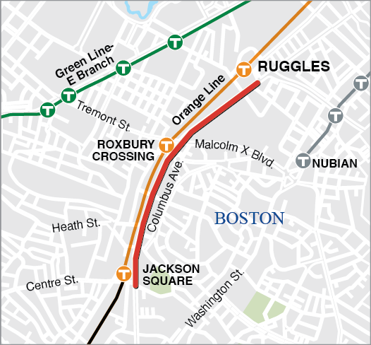 COLUMBUS AVE BUS LANE PHASE II 